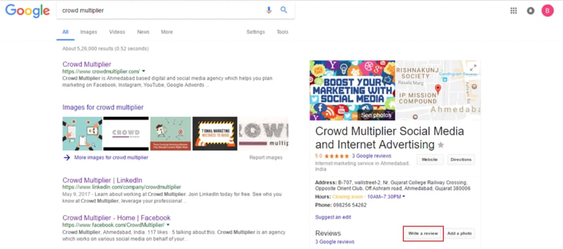 Google Review Crowd Multiplier